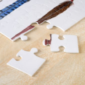 Roter Fox, der auf Dreamcatcher schläft Puzzle (Seite)