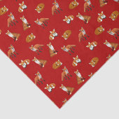 Roter Fox-Familien-Seidenpapier-Moosbeere Seidenpapier (Ausschnitt)