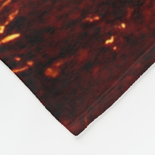 Roter Fox Fleecedecke (Ecke)