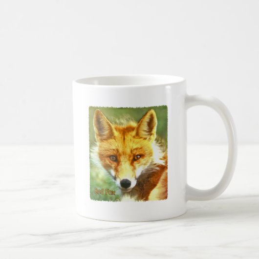 Roter Fox-Foto Kaffeetasse (Rechts)