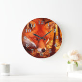 Roter Fox Große Wanduhr (Zuhause)
