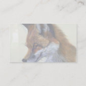 Roter Fox (Hauptstudie) Visitenkarte (Rückseite)