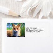 Roter Fox im Gras-Wildlife-Image (Insitu)