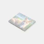 Roter Fox im Gras-Wildlife-Image Post-it Klebezettel (angewinkelt)