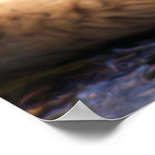 Roter Fox im Gras-Wildlife-Image Poster (Ecke)