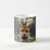 Roter Fox im Wald Kaffeetasse (Mittel)