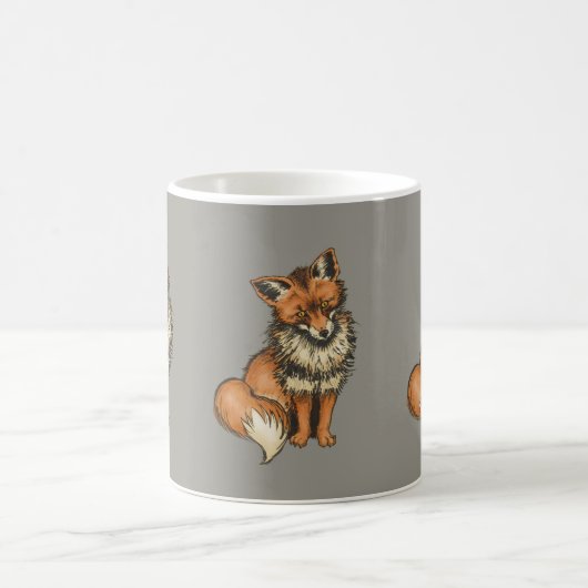 Roter Fox Kaffeetasse (Mittel)