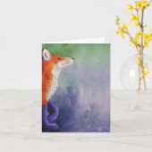 Roter Fox Karte (Gelbe Blume)