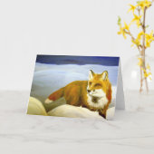 Roter Fox Karte (Gelbe Blume)