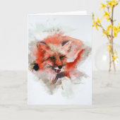 Roter Fox Karte (Gelbe Blume)