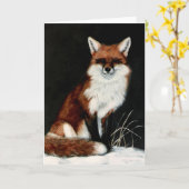 Roter Fox Karte (Gelbe Blume)