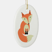Roter Fox Keramikornament (Rechts)