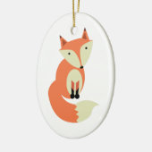 Roter Fox Keramikornament (Links)