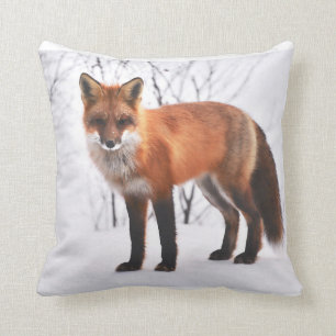 Roter Fox-Kissen Kissen