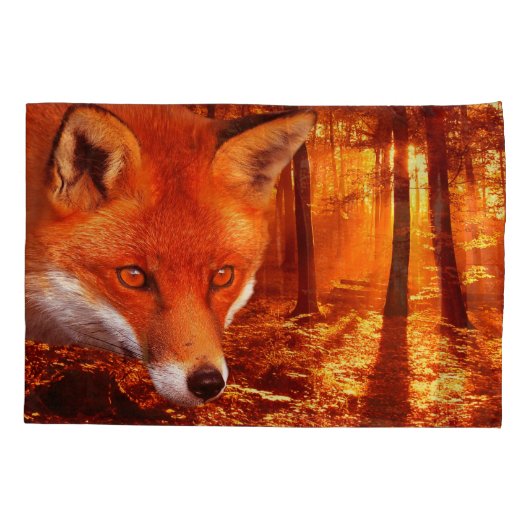 Roter Fox Kissenbezug (Rückseite)