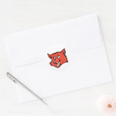 Roter Fox Kopf Sticker