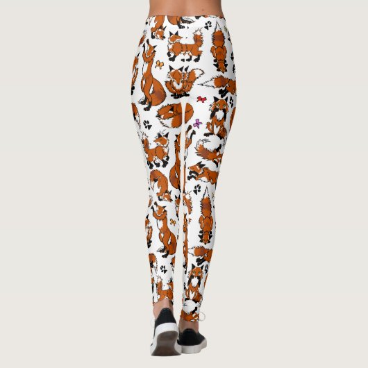 Roter Fox-Leggings Leggings (Rückseite)