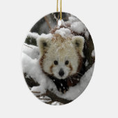 Roter Fox-Panda Bearcub Keramik Ornament (Rechts)