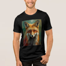 Roter Fox-Portrait - lebendige Ölmalerei