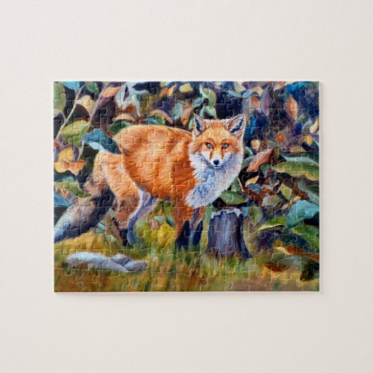 Roter Fox Puzzle (Horizontal)