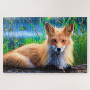 Roter Fox Puzzle