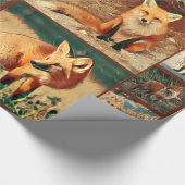 Roter Fox-Sammlung Geschenkpapier (Ecke)