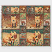 Roter Fox-Sammlung Geschenkpapier (Flach)