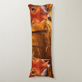 Roter Fox Seitenschläferkissen (Vorderseite Vertikal)