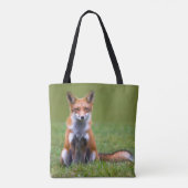 Roter Fox-Sitzen Tasche (Rückseite)