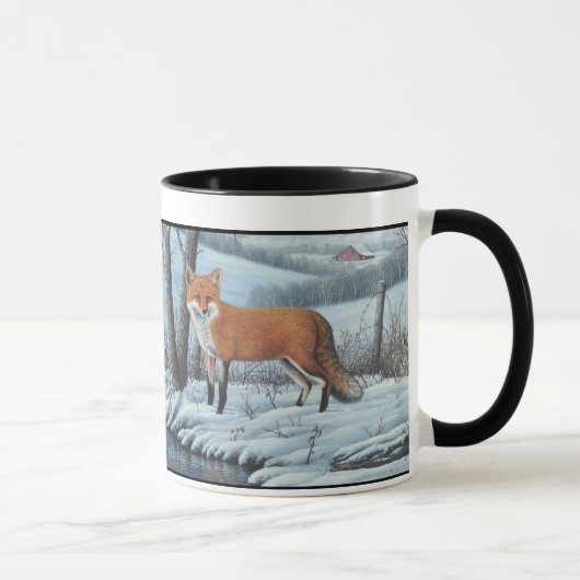 Roter Fox Tasse (Rechts)