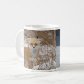 Roter Fox und Bahnen Kaffeetasse (Vorderseite Links)