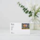 Roter Fox Visitenkarte (Stehend Vorderseite)