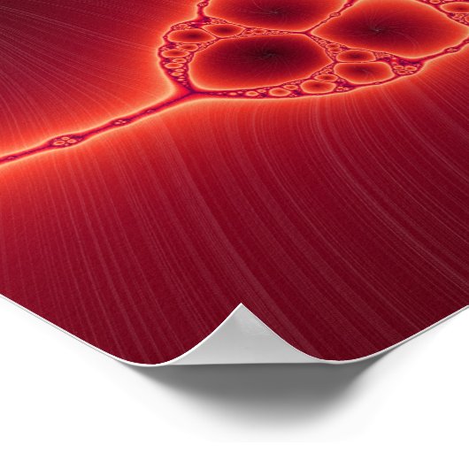 Roter Frack Poster (Ecke)