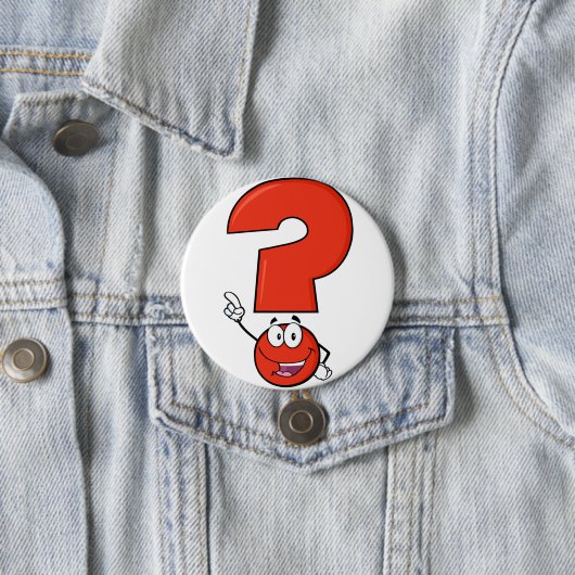 Roter Fragezeichen-Knopf Button (Beispiel)