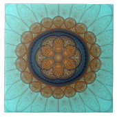 Roter Fraktal Fliese (Vorderseite)