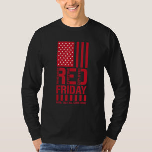 Roter Freitag Denkt an alle Eingesetzten Vintage 4 T-Shirt