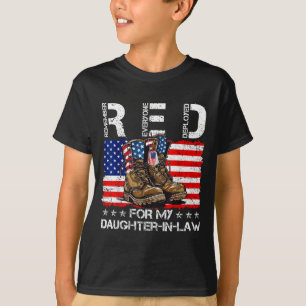Roter Freitag für Schwiegertochter an alle denken T-Shirt