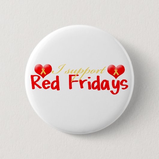 Roter Freitag-Knopf Button (Vorderseite)