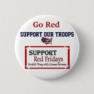 Roter Freitag-Knopf Button