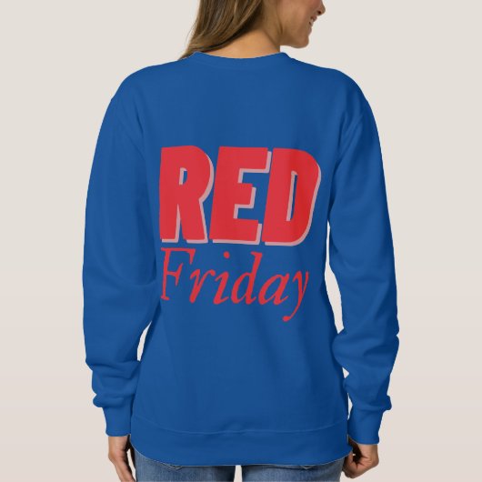 Roter Freitag Sweatshirt (Rückseite)