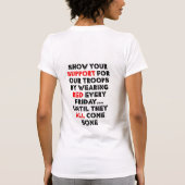 Roter Freitag T-Shirt (Rückseite)