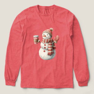 Roter Froher Weihnachtsbrief Tri-Blend Shirt