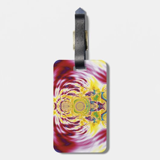 Roter Frühling Gepäckanhänger (Rückseite vertikal)