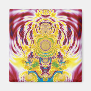 Roter Frühling Magnet