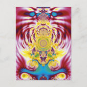 Roter Frühling Postkarte (Vorderseite)