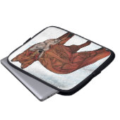 Roter Fuchs elektronische Hülse Laptopschutzhülle (Vorne Knopf)