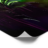 Roter Fuchs im Dschungel | AI Art Poster (Ecke)