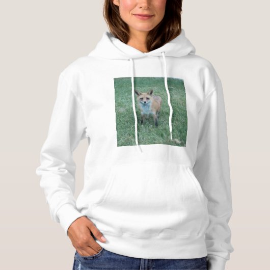 Roter Fuchs im Tausend Eichenpark Hoodie (Vorderseite)