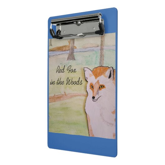 Roter Fuchs im Wald Mini Klemmbrett (Gewinkelt2)