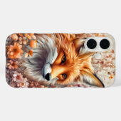 Roter Fuchs in der Blume Case-Mate iPhone Hülle (Rückseite (Horizontal))